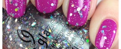 Sally Girl Type A and China Glaze Techno Techno 1