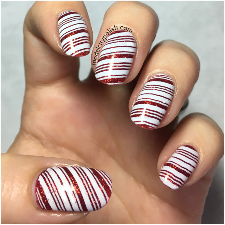 Candy Cane β Challenge Your Nail Art