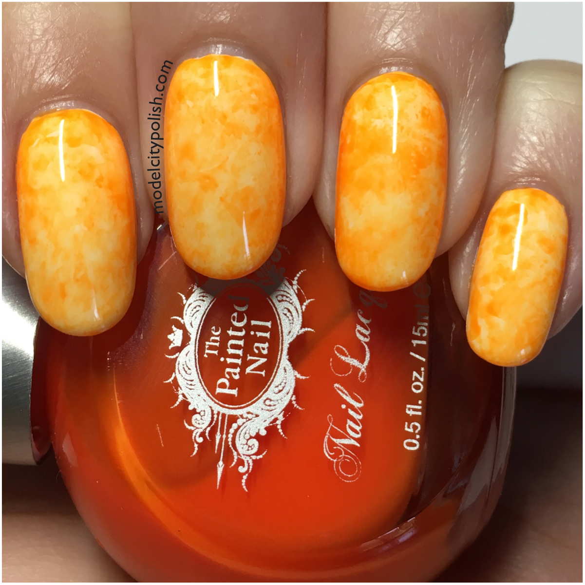 Creamsicle Nails