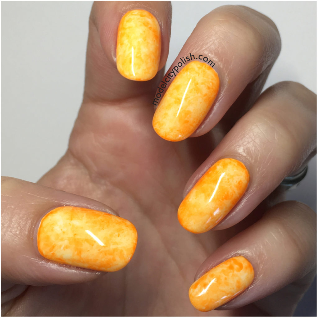 Creamsicle Nails